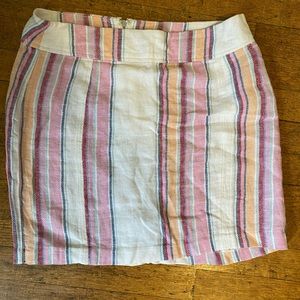 Striped Pencil Skirt